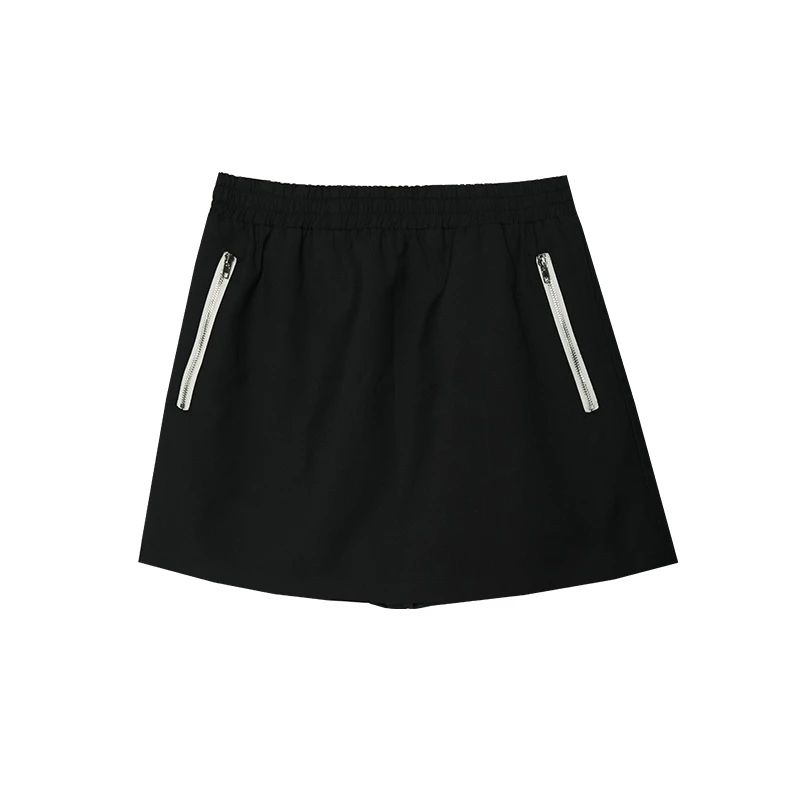 JY3BQQ83103时尚百搭潮流纯色字母印花显瘦半身裙女