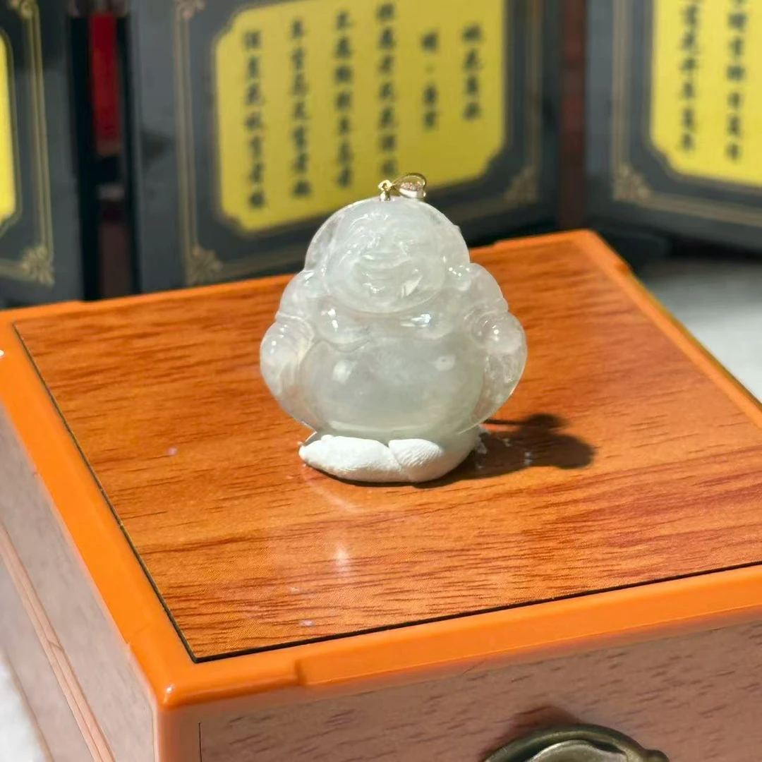 142-天然翡翠-冰胶佛公