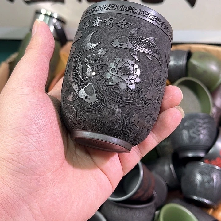 茶杯紫砂全手工紫砂主人杯