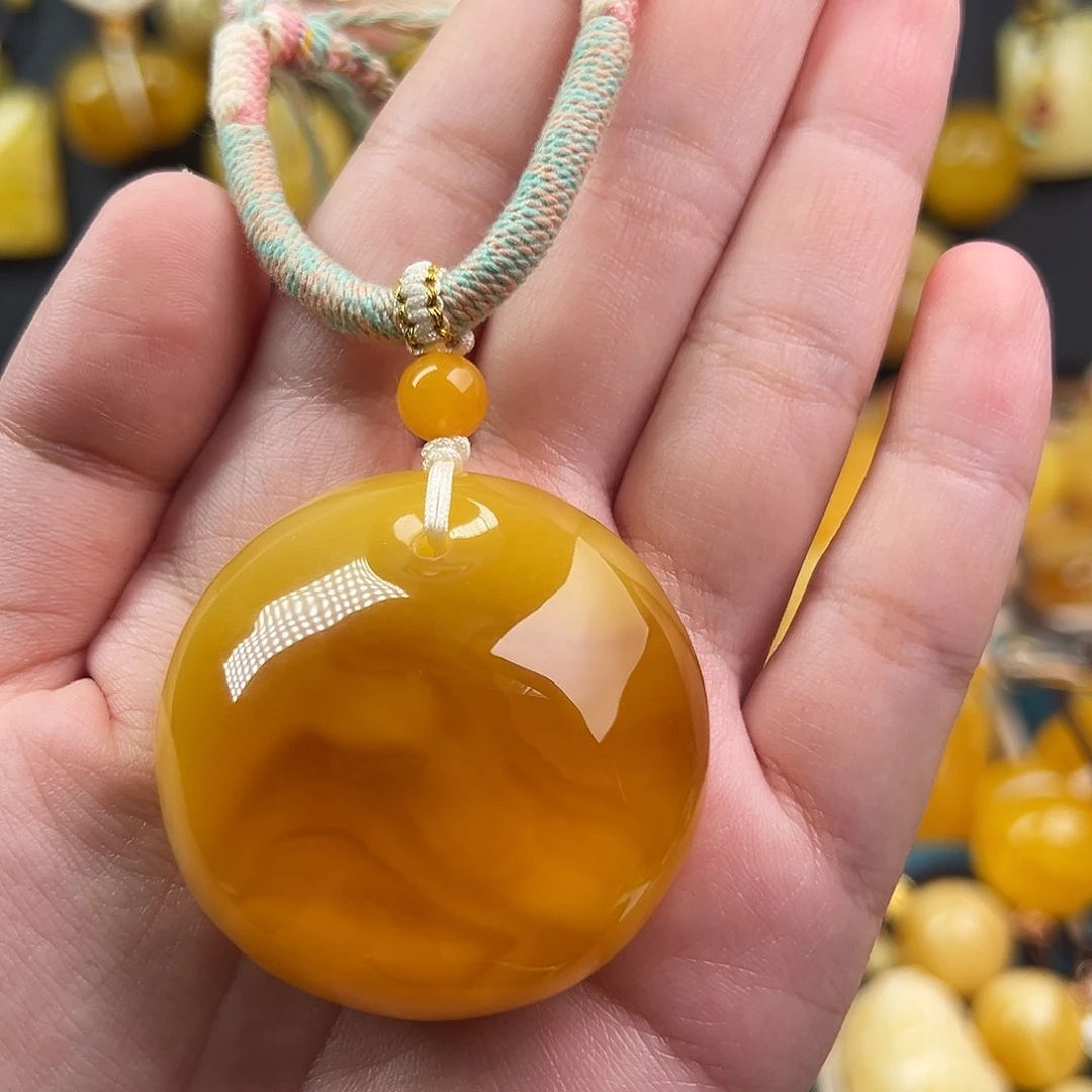 未镶嵌颈饰蜜蜡?***?蜜蜡