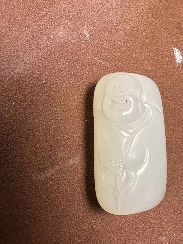 弥勒佛佛牌，重24.6克