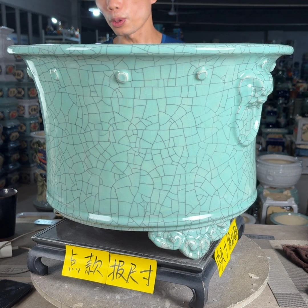 一风堂石湾花盆 内40*26