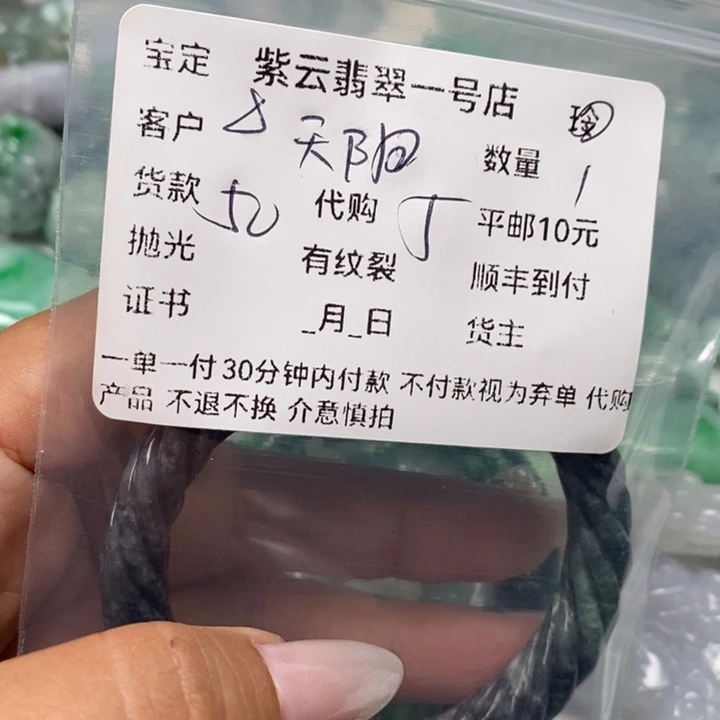 翡翠颈饰未镶嵌天****屋