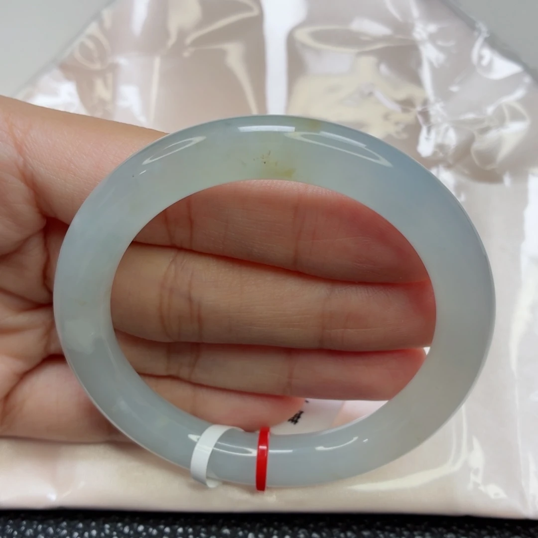 翡翠未镶嵌手镯老坑52圈冰胶莹光棒云朵棉014强推⭐️⭐️