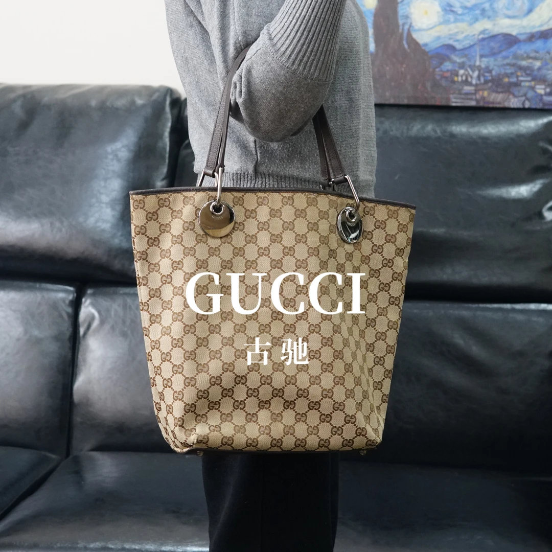 95新 GUCCI/古驰 老花单肩包/JJ01817298/7298