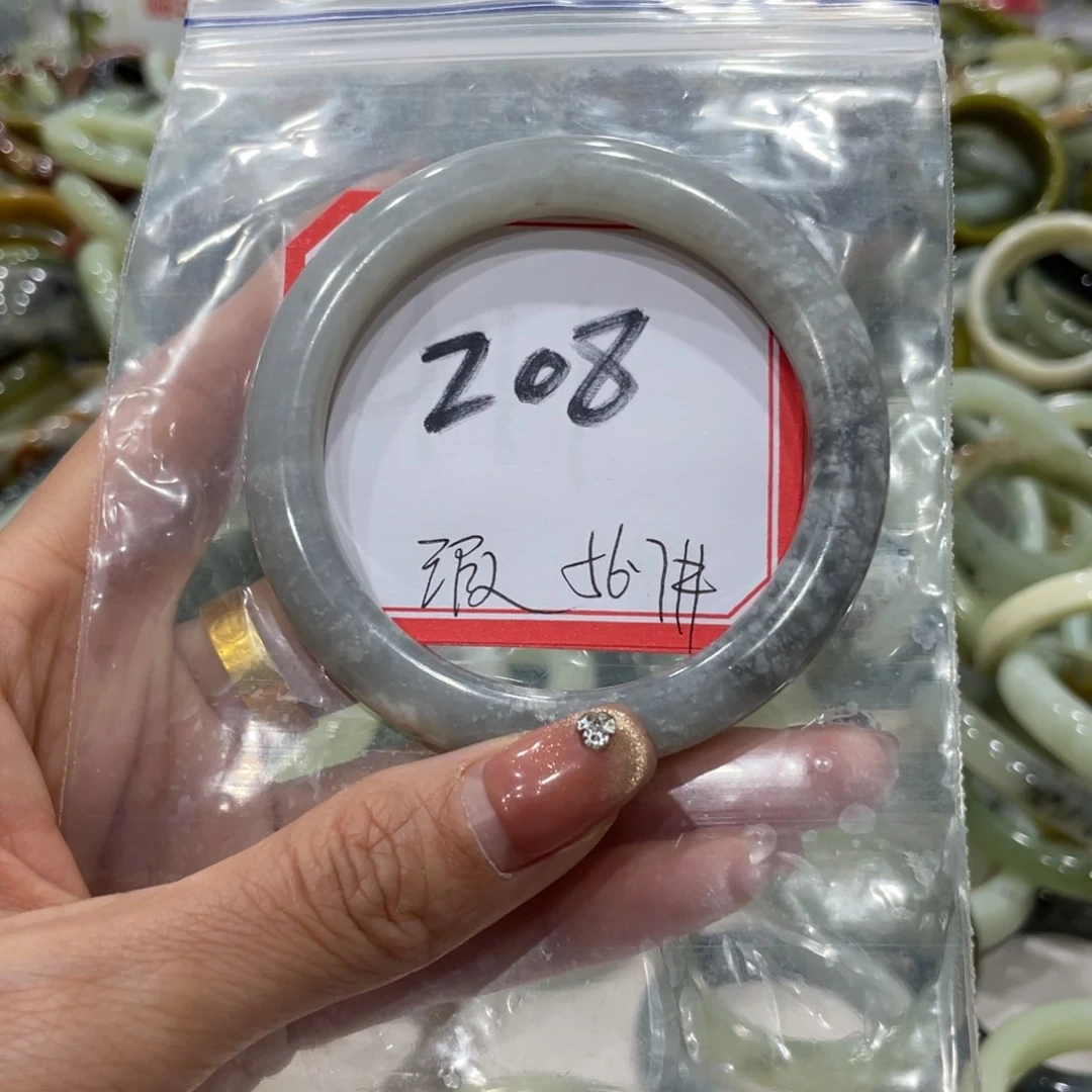 蛇纹石玉戒指未镶嵌