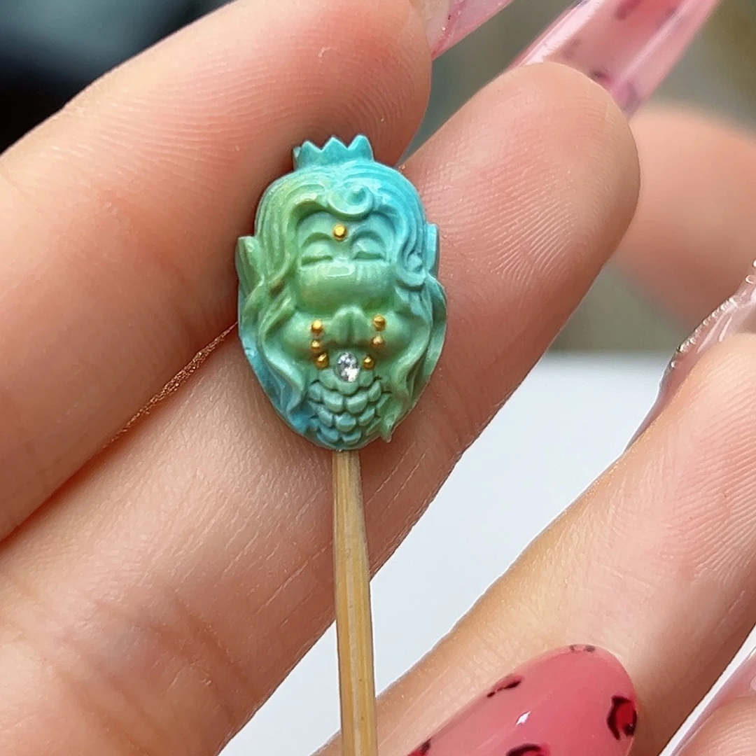 绿松石珠宝奇石未镶嵌