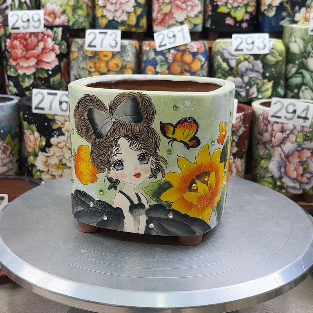 景德镇陶瓷花盆景德镇陶瓷花盆