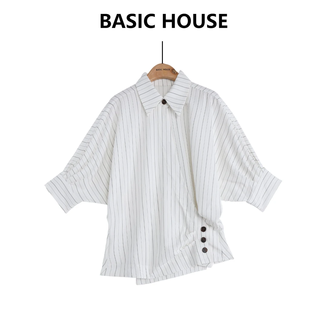 Basic House/百家好春季新款法式气质时尚衬衫B1335B5GV82