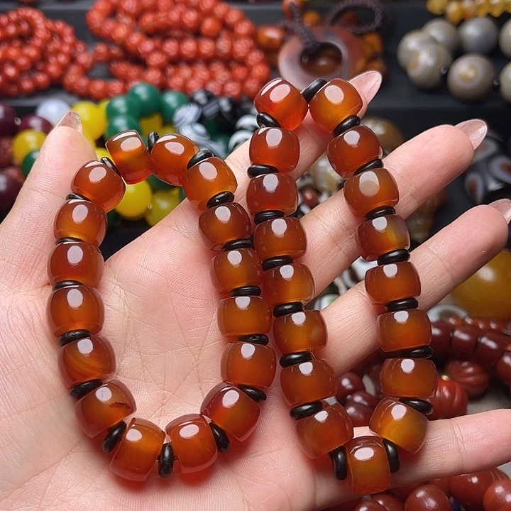 石***迷玛瑙/玉髓手链未镶嵌