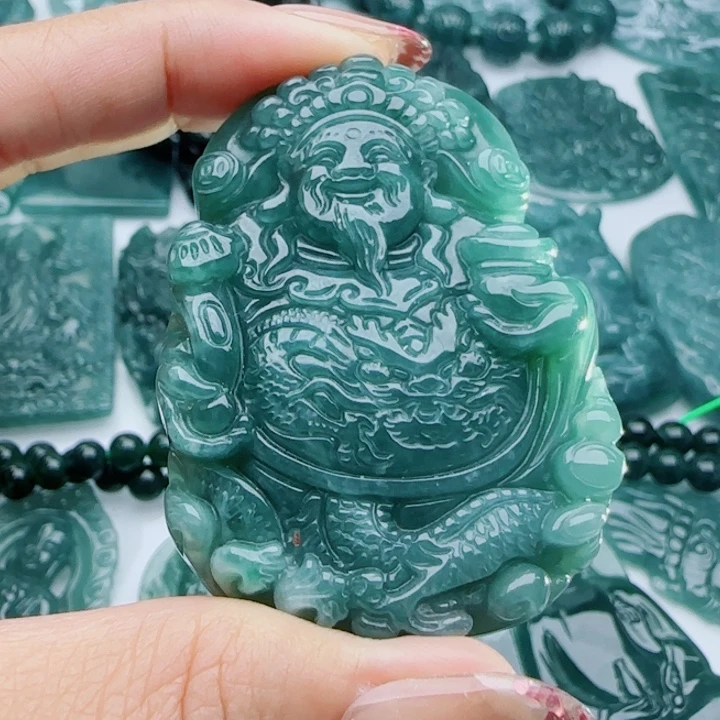 翡翠未镶嵌颈饰多样性发货天然A货翡翠