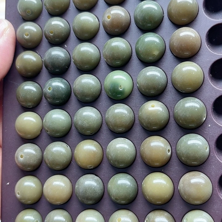 白玉菩提吊坠文*瑕疵60