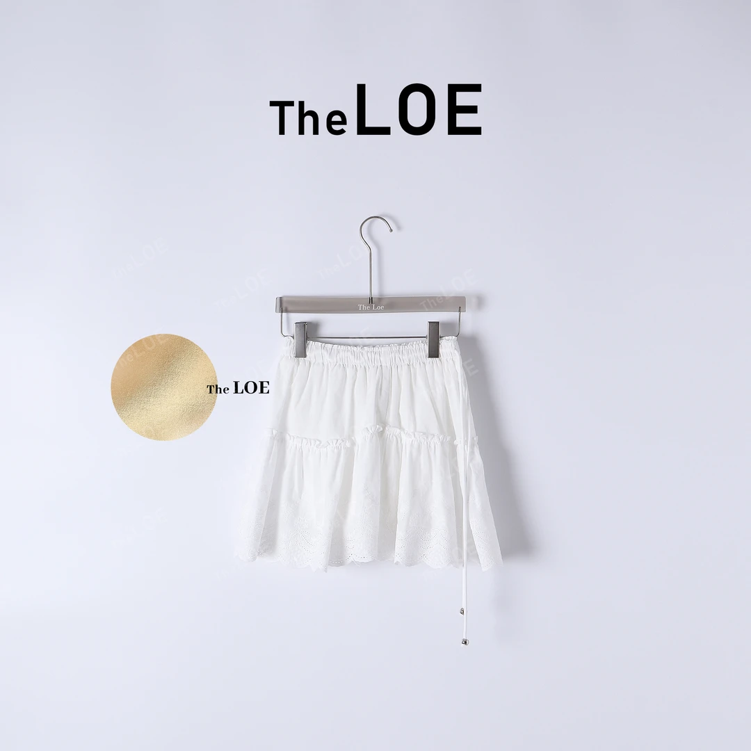 TheLOE/早春芭蕾 甜美高腰花边显瘦百搭短裙#03.03Q-G3898