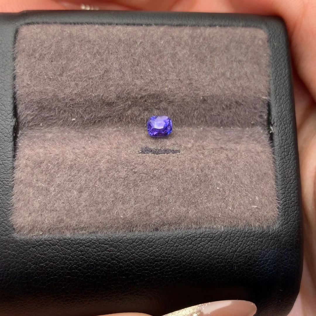 裸石蓝宝石无烧紫色蓝宝石0.64ct