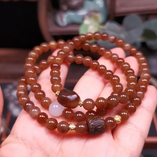 吉***祥和田玉未镶嵌颈饰补108其他珠