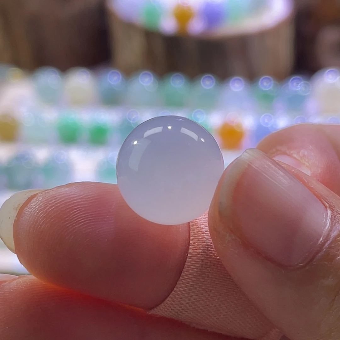 散珠翡翠展示勿拍缅甸翡翠a货卡13白粉买断价