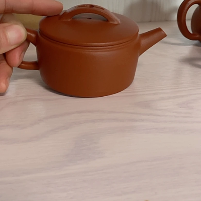 【闪购商品】紫砂茶壶朱泥半手工清仓130毫升