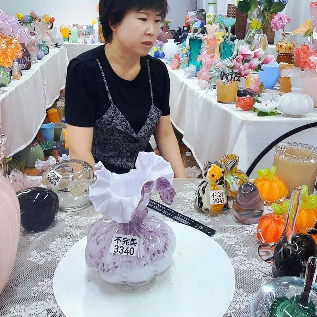 琉璃花瓶摆件工艺品