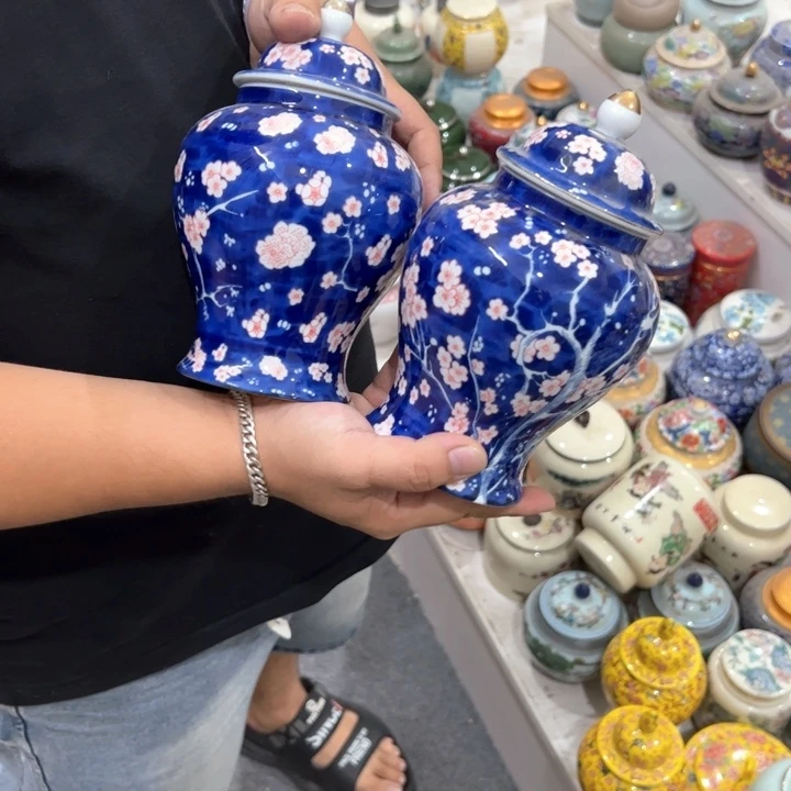 瑕疵福利品陶瓷茶叶罐介意勿拍