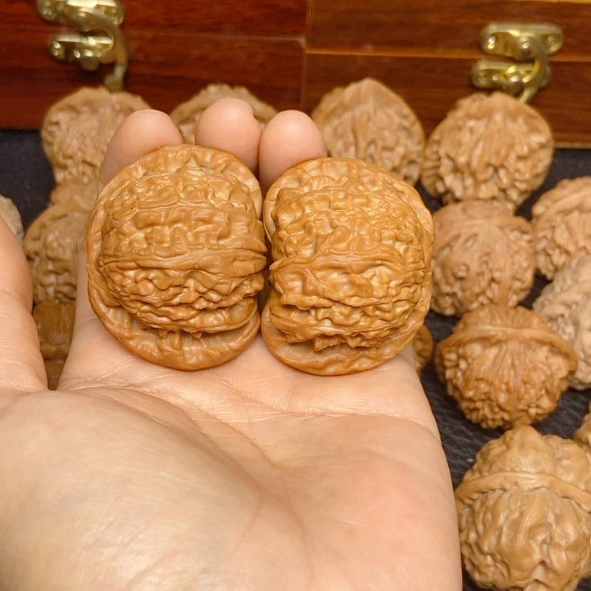 【闪购商品】吊坠文玩核桃老***9白狮子45