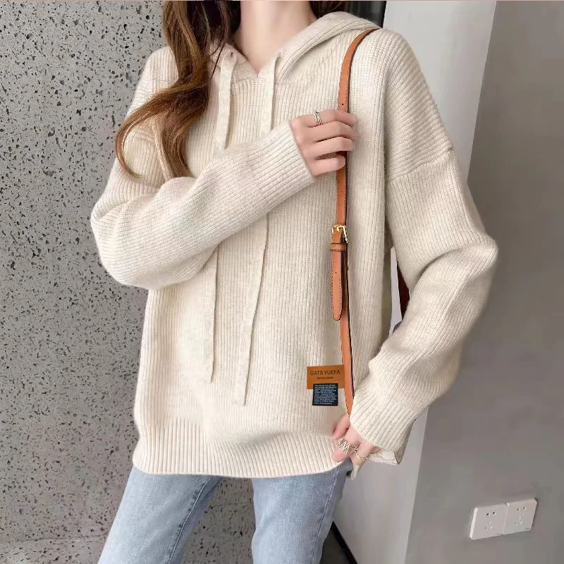 元旦实力宠粉羊毛衫显瘦百搭妈妈装上衣气质打底衫222连帽羊毛衫