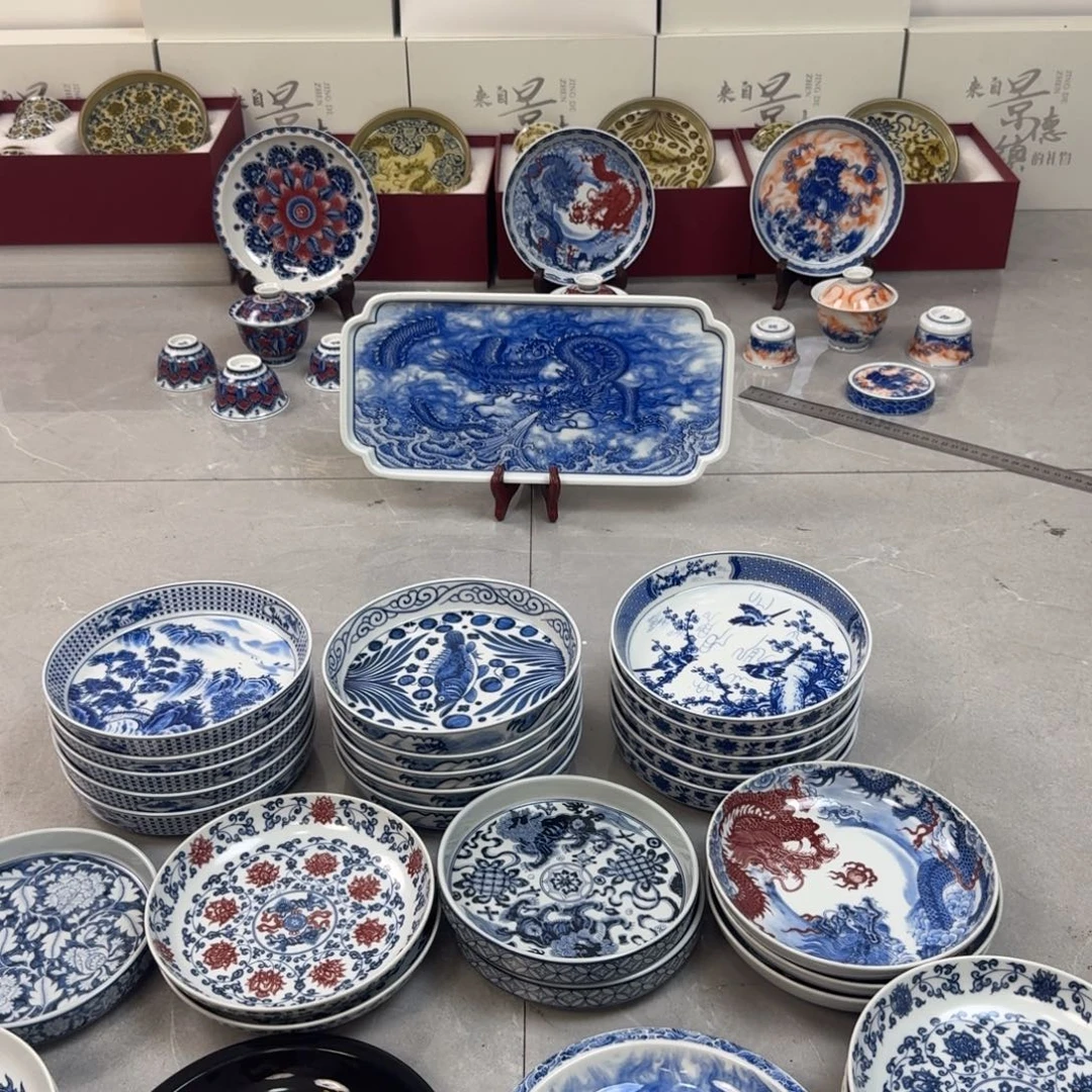 王***蚁杯青花龙吸水干泡台