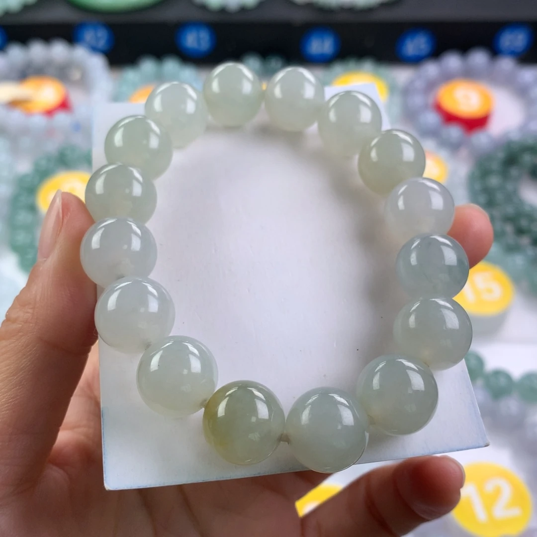 翡翠未镶嵌手链卡13