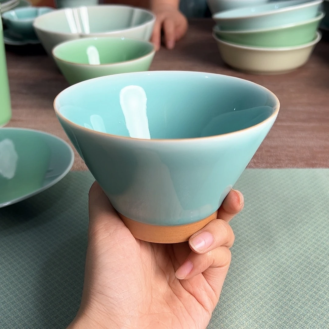 云间青瓷小米茶器龙泉