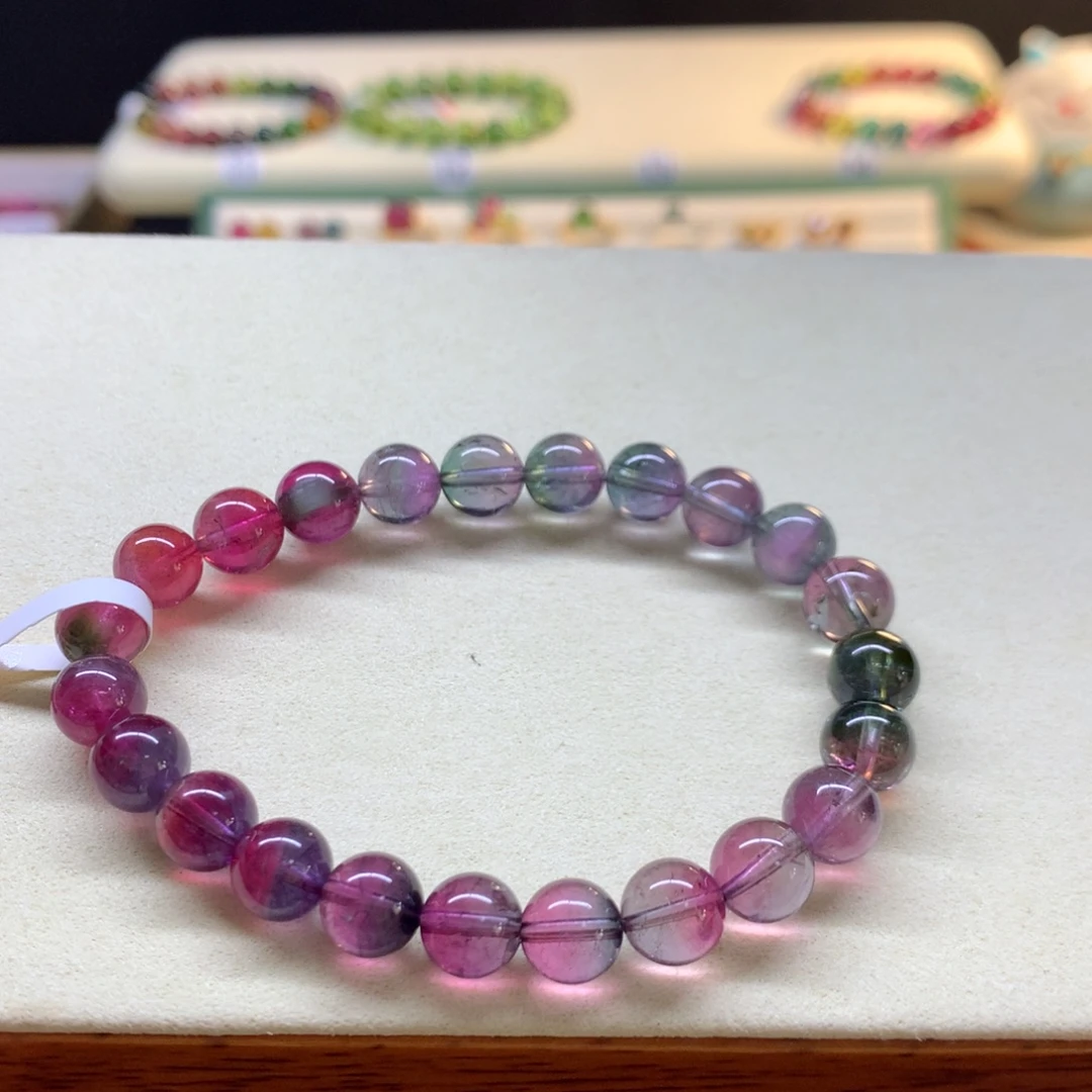 手链碧玺未镶嵌西瓜8.3mm