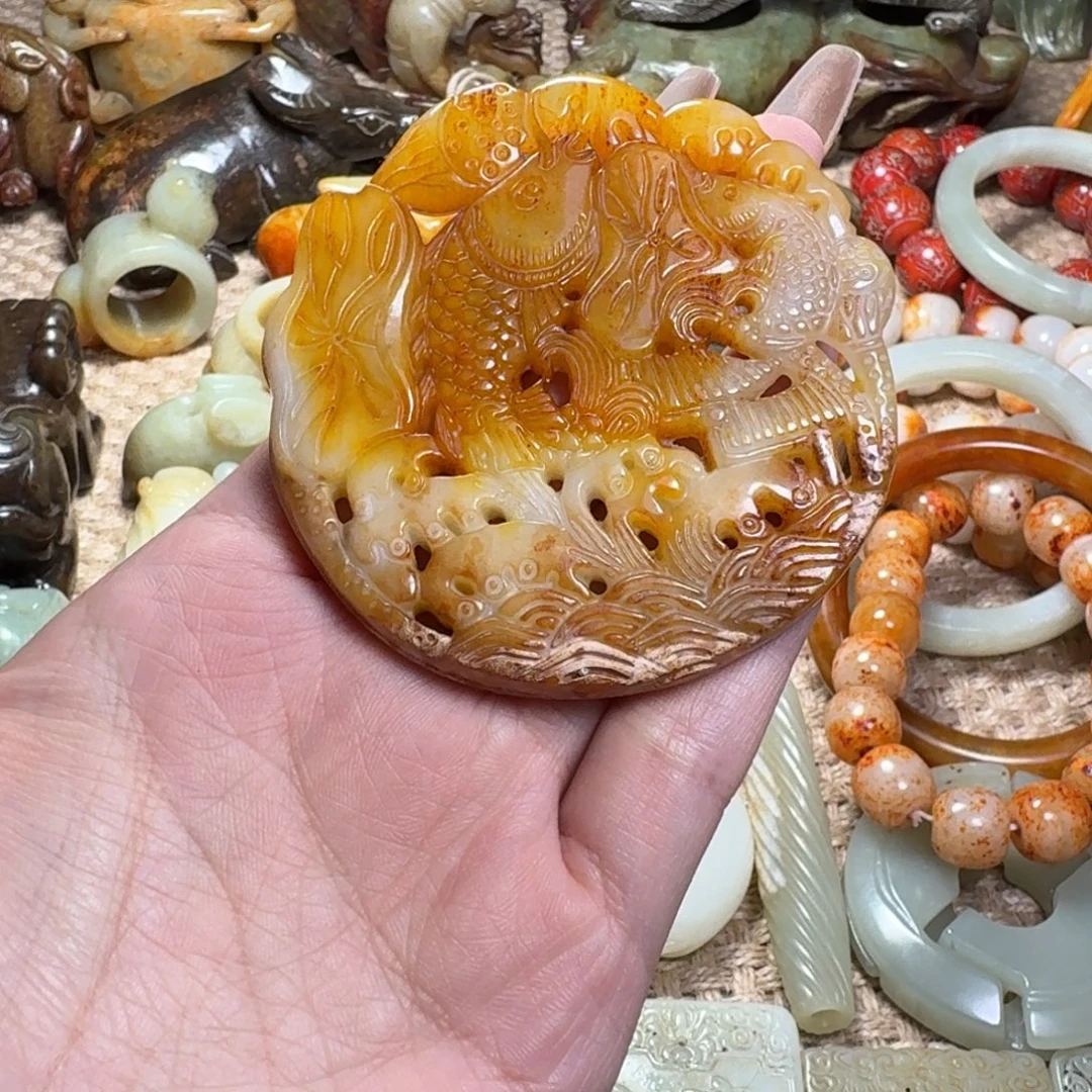 白玉菩提吊坠挂件