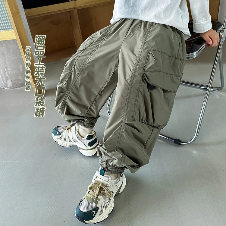 男童新款体闲工装裤百搭运动裤潮DWJD116