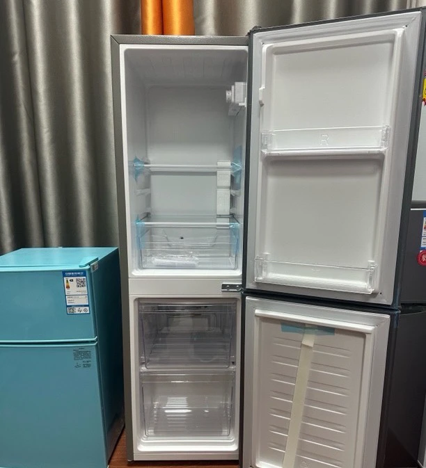 【瑕疵】高1.32米双门冰箱上冷藏下冷冻带抽屉加厚加深宽42深50