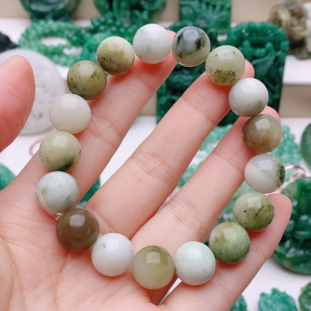 独山玉未镶嵌手链