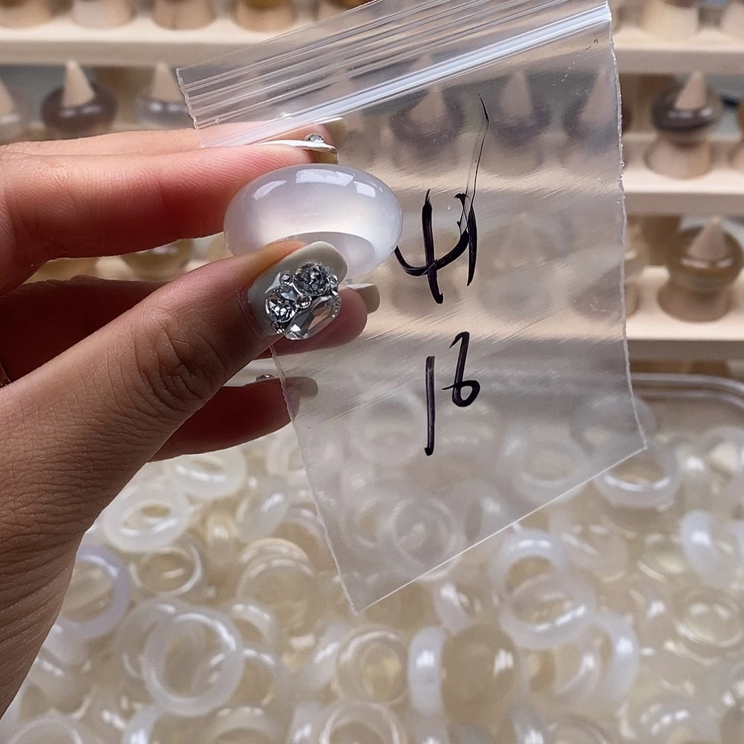 玛瑙/玉髓戒指合金