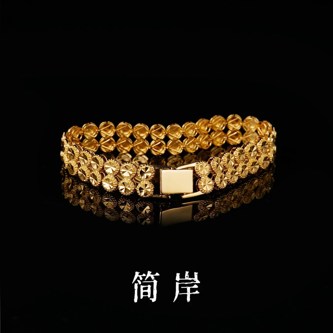 925银手链 S925银 爆闪太阳花双排手链新