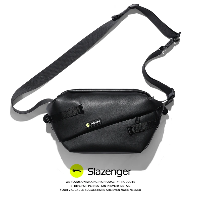 Slazenger/史莱辛格机能斜挎包男潮牌包休闲腰包男女休闲胸包升级