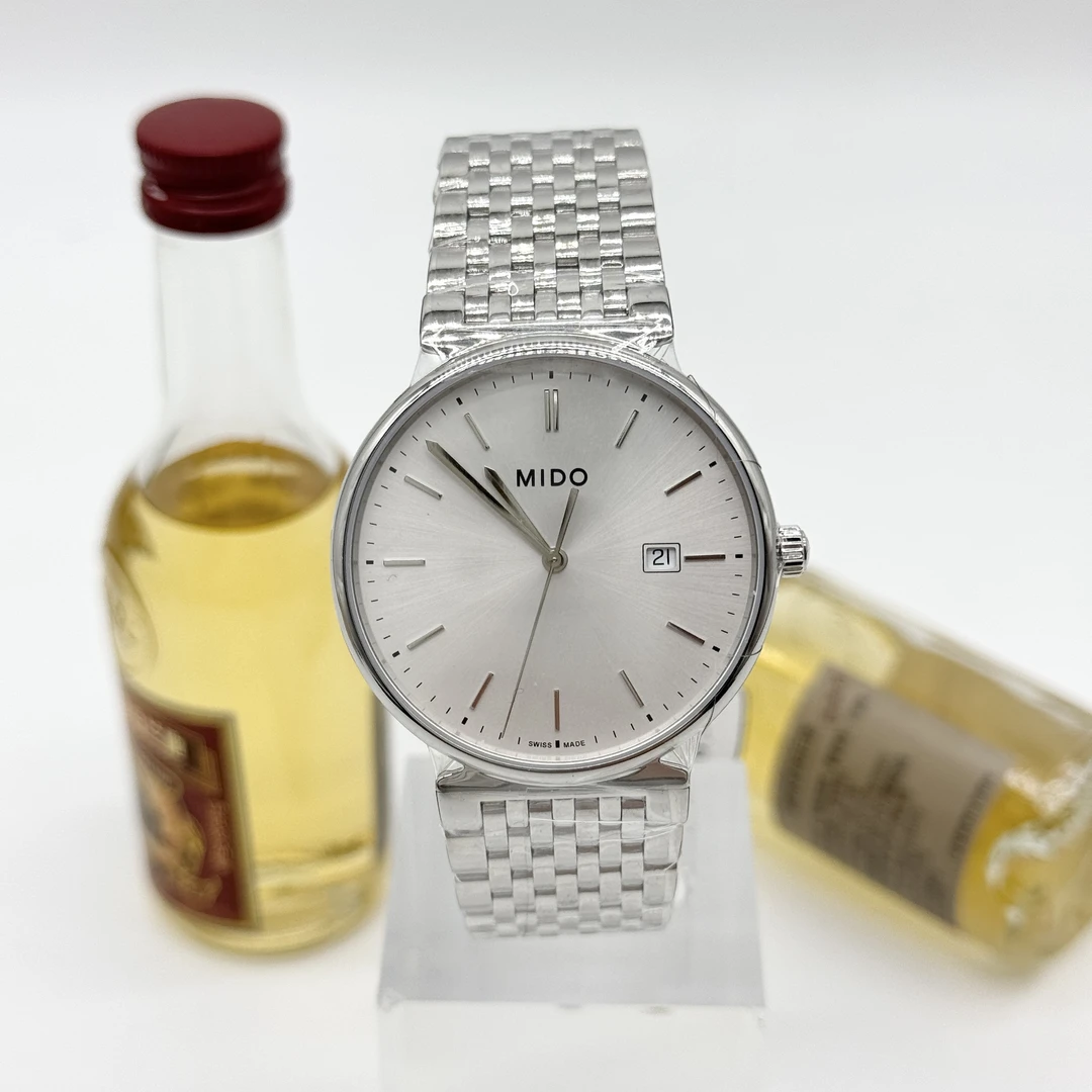 未使用 Mido/美度 都瑞 石英 精钢 38mm 25全