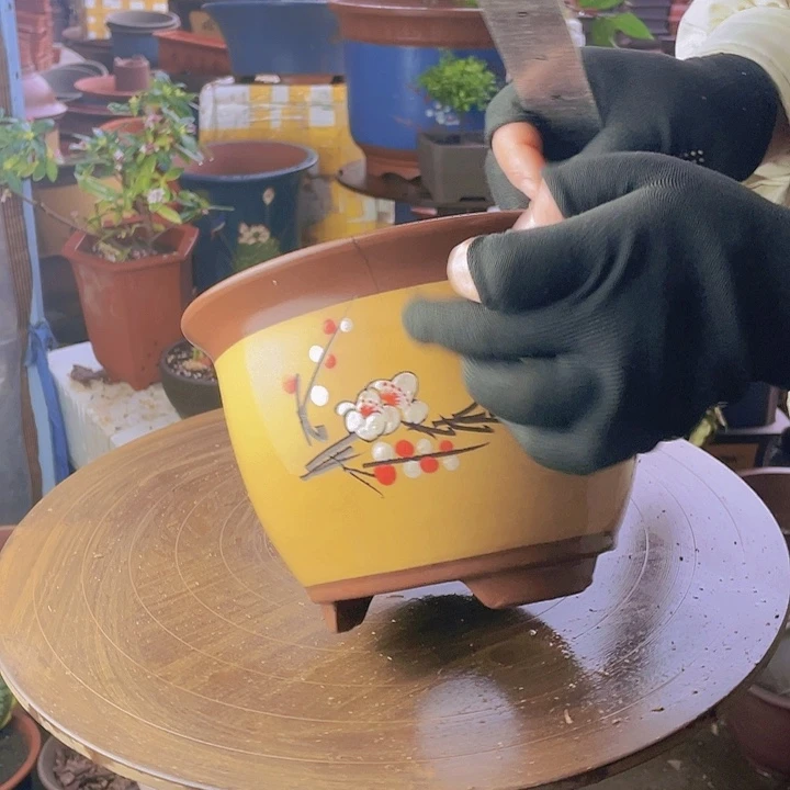 宜兴紫砂花盆105