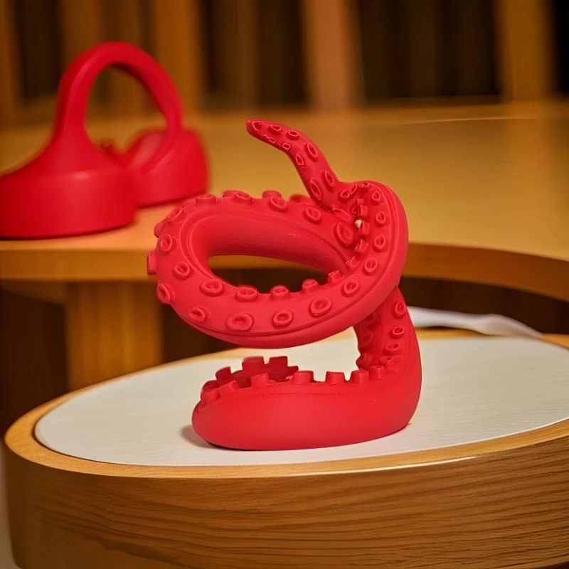 章鱼触手游戏手柄支架八爪鱼xbox通用黑红可选动漫逼真桌面摆件