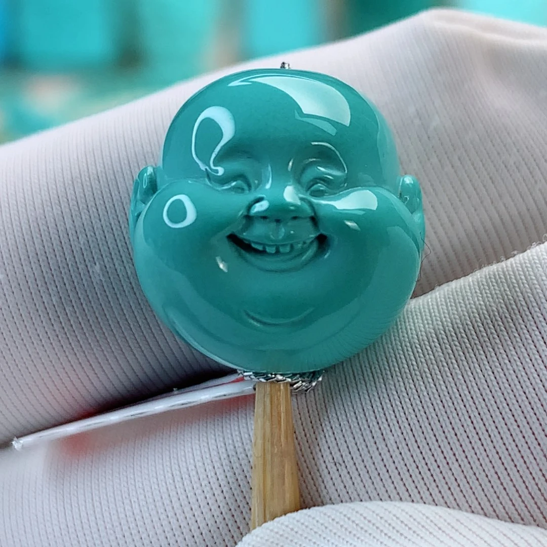 绿松石挂件未镶嵌