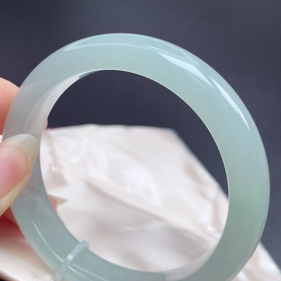 翡翠未镶嵌手镯59.4圈口