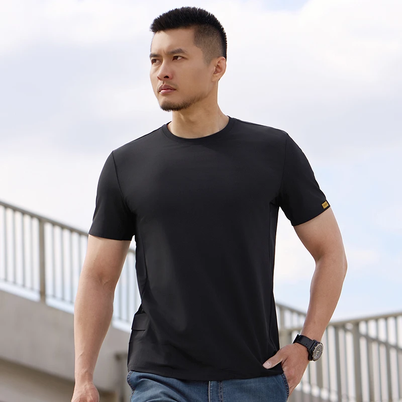 【龙牙】秘之沧浪短袖T恤运动舒适凉感透气半袖圆领夏天衣服男短袖