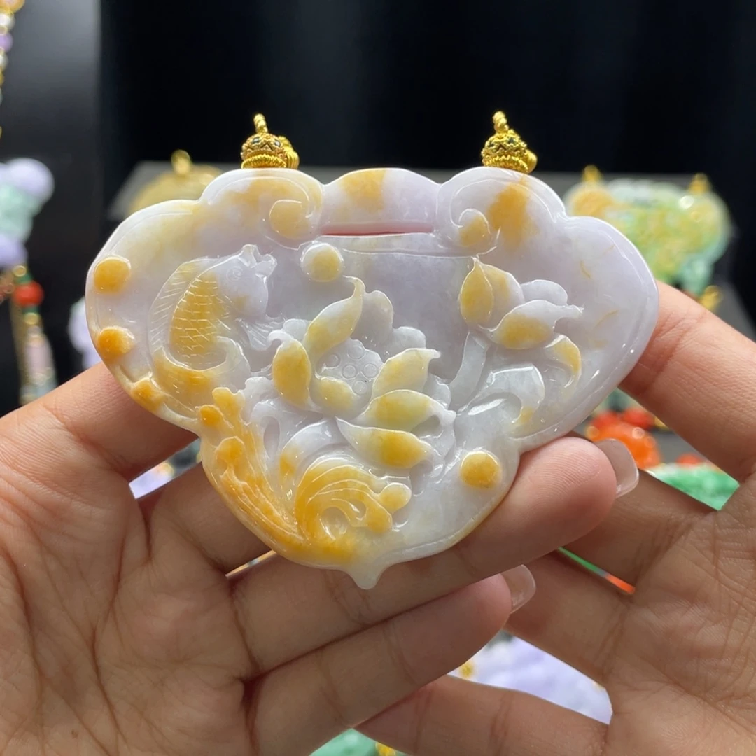 翡翠颈饰未镶嵌代编织