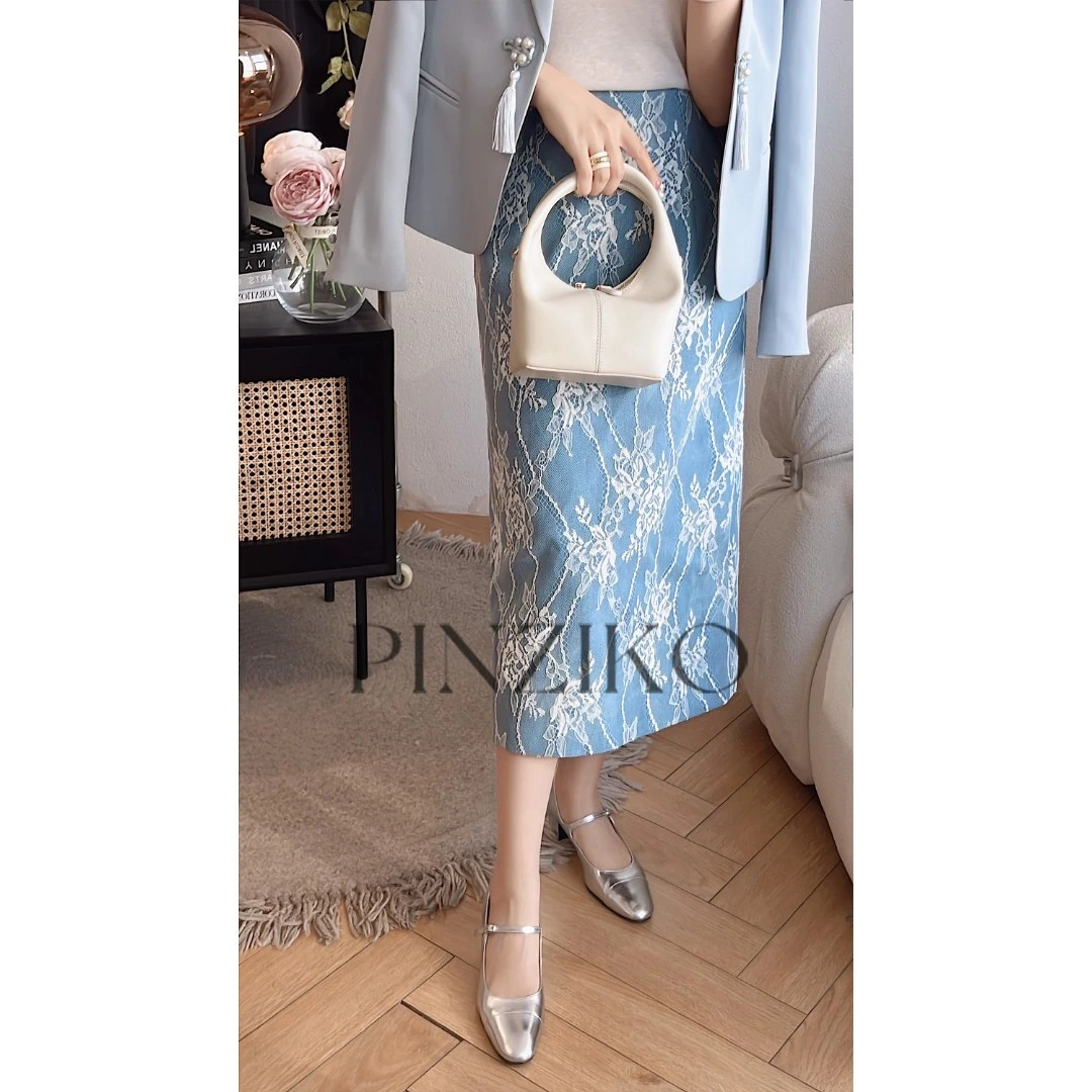 【年终宠粉大促】【PINZAIKO】若梦`~复古收腰显瘦半身裙TJA170