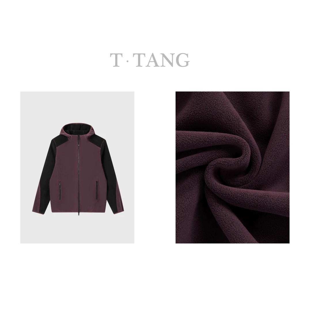 FL秋冬480g双面奥粒绒保暖休闲宽松运动加厚连帽外套【6789】