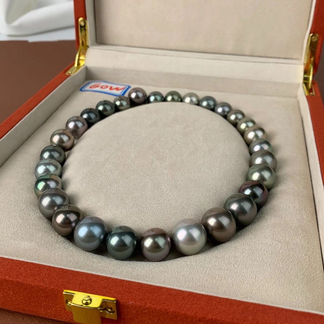 DOHX/都熙大溪地黑珍珠【水调歌头】裸珠15-17MM 29粒