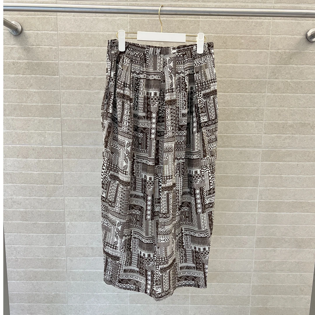 VENALABEL复古纹祥开衩半裙25年秋VL25LSSK32——980