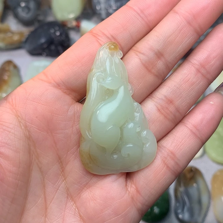 和田玉挂件未镶嵌