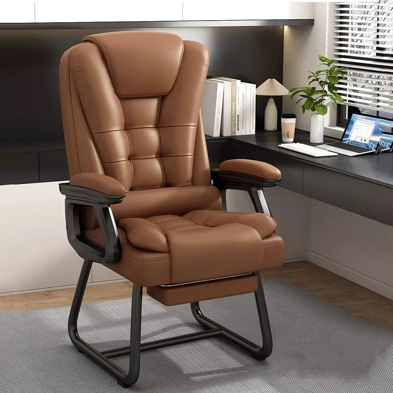 电脑椅家用办公座椅舒适久坐可躺人体工学老板椅靠背弓形学习椅子