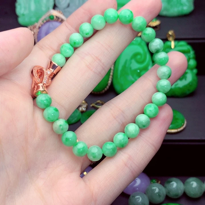 翡翠未镶嵌手链手链